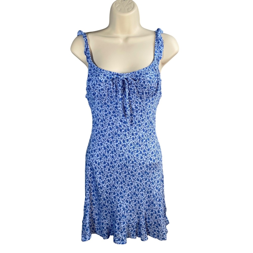 High Botany Ditsy Floral Mini Dress Womens Medium Cottagecore Coquette Y2k